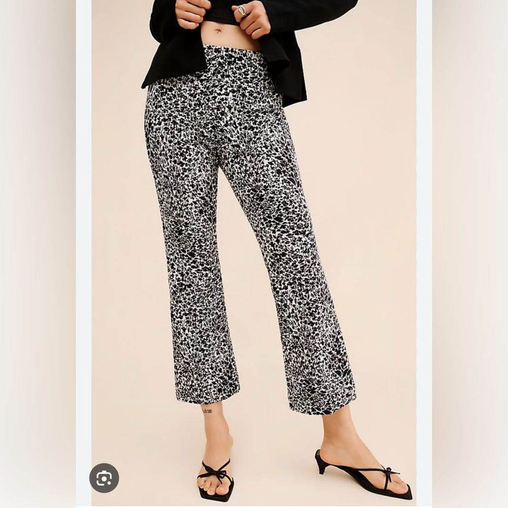 Maeve by Anthropologie, The Margot kick-flare cropped pant, Size S